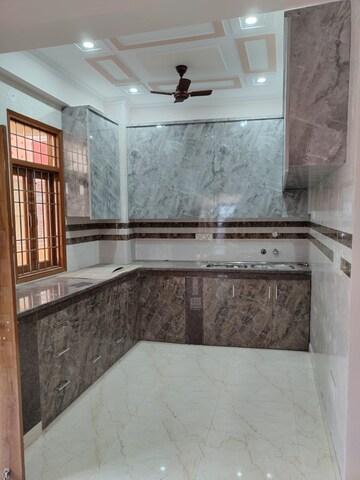 Kitchen in 2 BHK Builder Floor at Palm Residency Chhatarpur, Chattarpur – for Rent