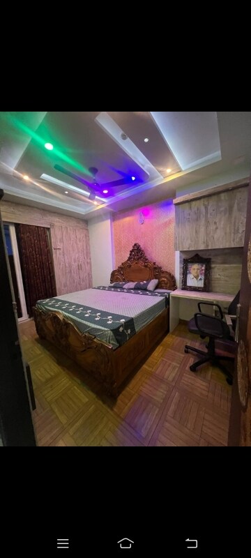 Bedroom in 3 BHK Builder Floor at Saya Gold Avenue, Vaibhav Khand – for Rent