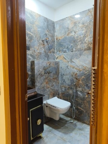 Bathroom in 2 BHK Apartment at Saya Gold Avenue, Vaibhav Khand – for Rent