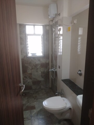 Bathroom in 2 BHK Apartment at Vasudha Sai Eshanya, Balewadi – for Rent