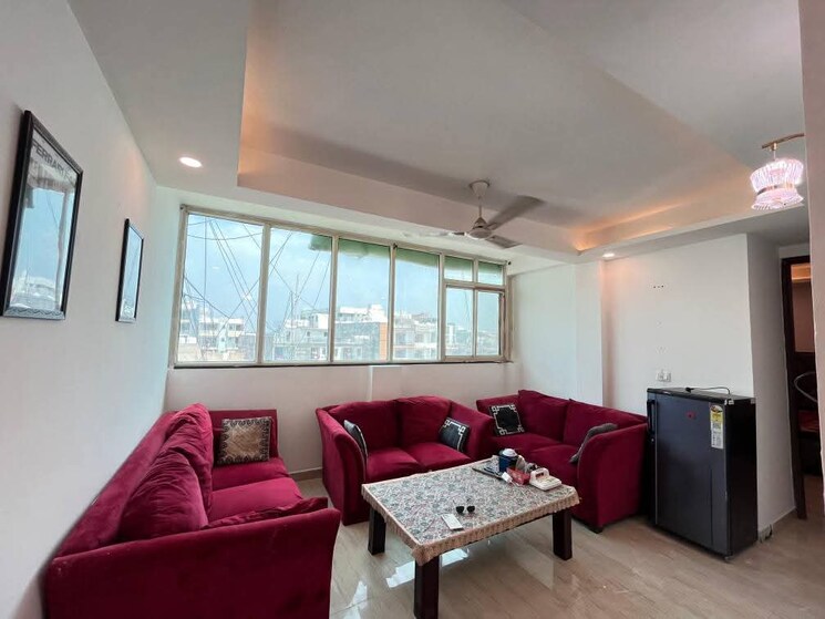 Living Room, saket 1 Bedroom 450 Sq.Ft. Builder Floor In Saket Delhi 9143206
