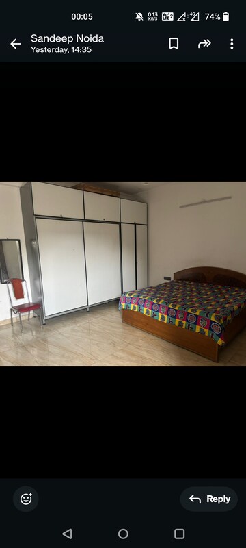 Bedroom in 2 BHK Independent House at Sector 46 – for Rent