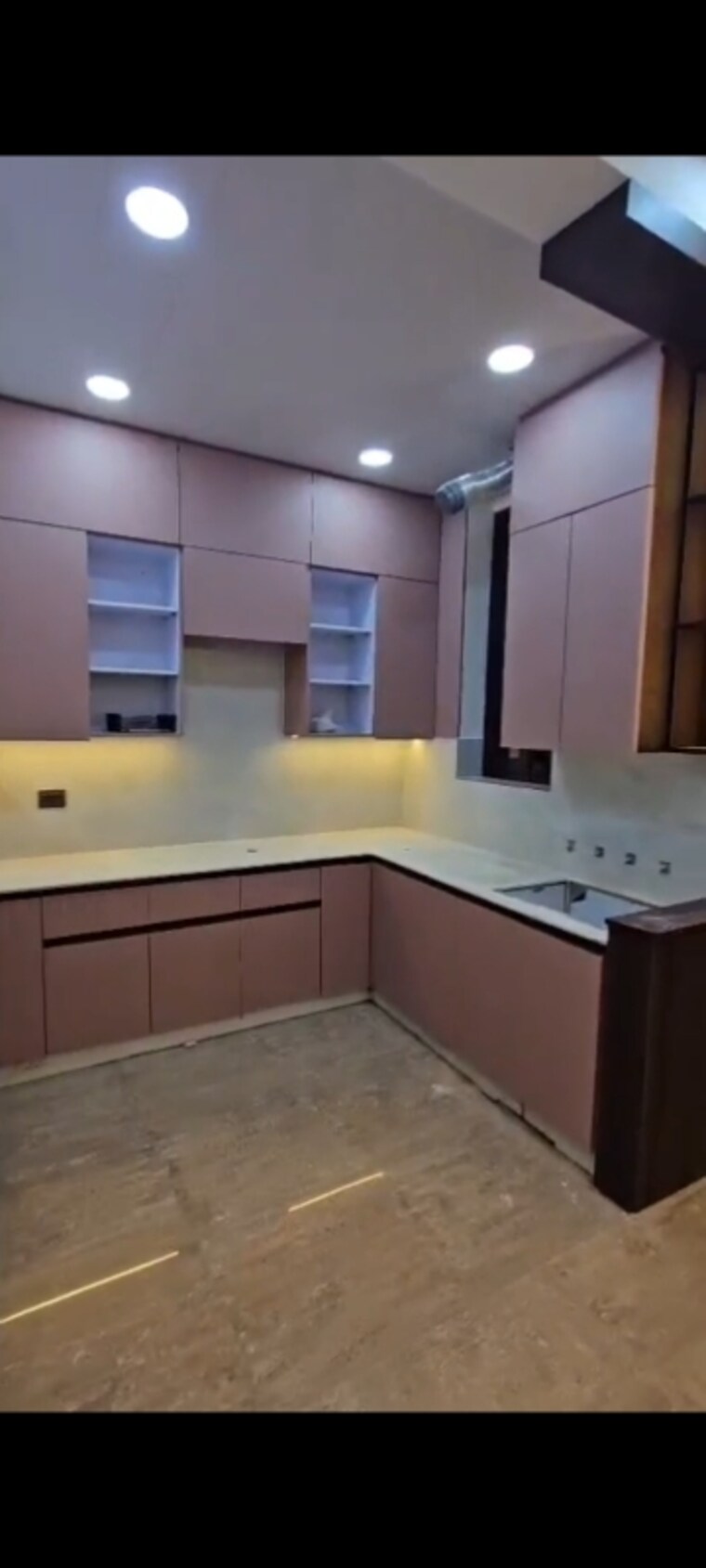 Kitchen, kanha-apartments-indirapuram 2 Bedroom 1100 Sq.Ft. Builder Floor In Shakti Khand 2 Ghaziabad 9143225