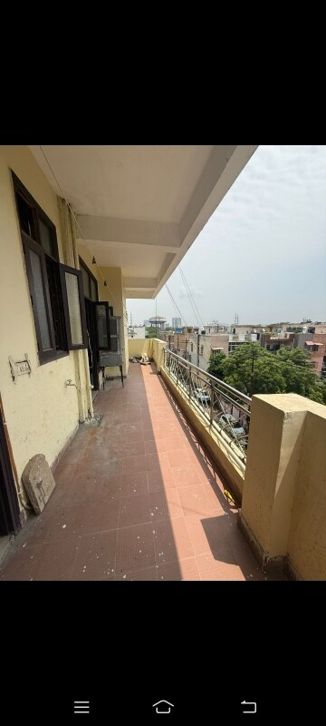 Balcony in 3 BHK Builder Floor at Divya Angels, Indrapuram – for Rent