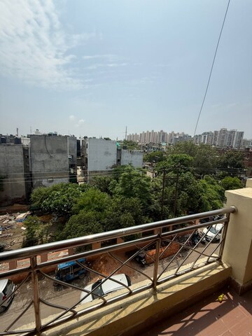 Balcony in 3 BHK Builder Floor at Divya Angels, Indrapuram – for Rent