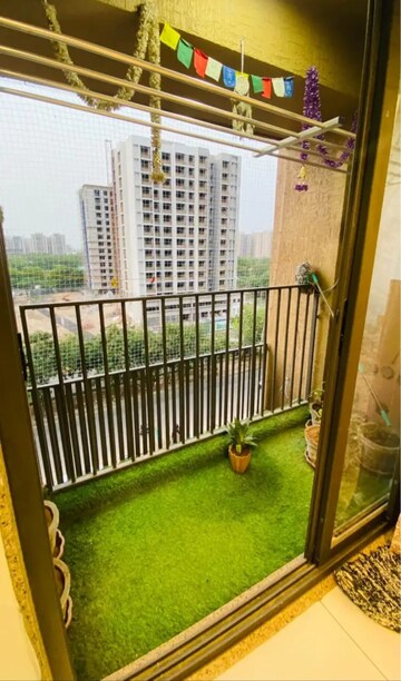 Balcony in 2 BHK Apartment at Kumar Karishma, Karve Road – for Rent
