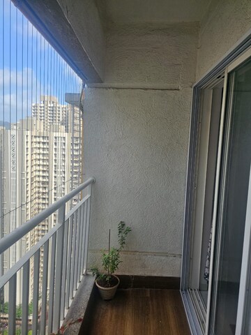 Balcony in 2 BHK Apartment at Lodha Amara, Kolshet Road – for Rent