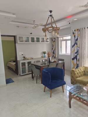 Living Room in 3 BHK Apartment at Lodha Amara, Kolshet Road – for Sale