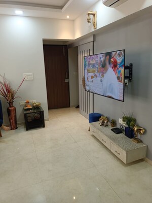 Living Room in 3 BHK Apartment at Lodha Amara, Kolshet Road – for Sale