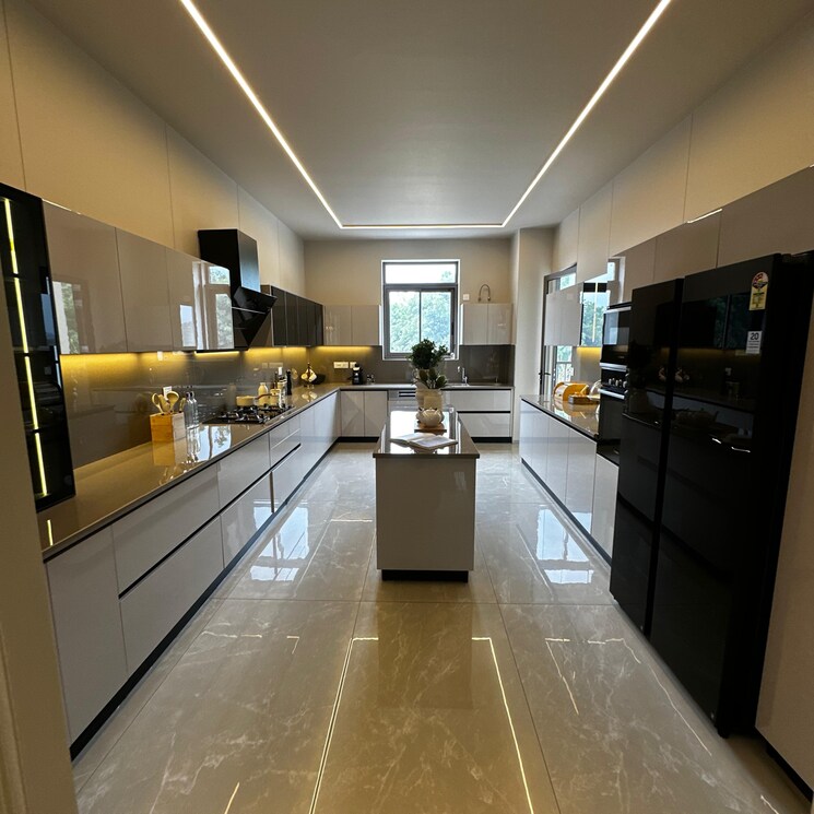 Kitchen, utrathiya 3 Bedroom 1853 Sq.Ft. Apartment In Utrathiya Zirakpur 9143280