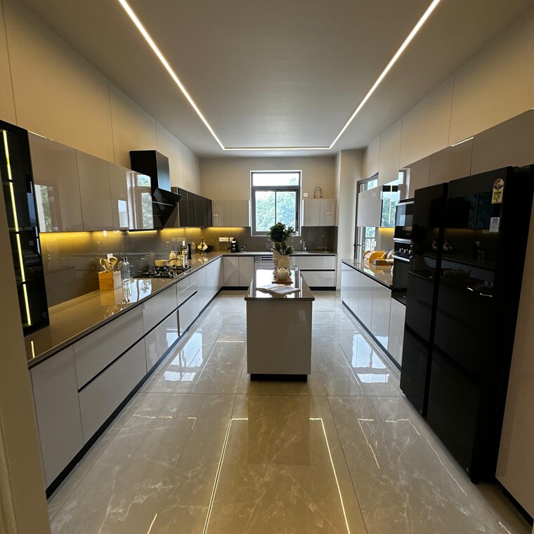 Kitchen, utrathiya 3 Bedroom 1853 Sq.Ft. Apartment In Utrathiya Zirakpur 9143280