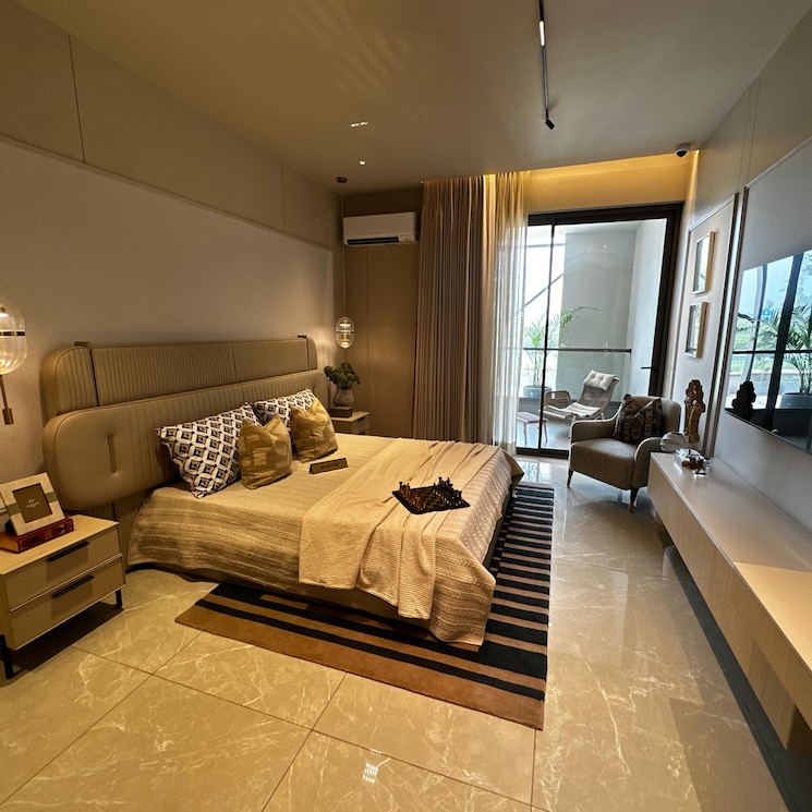 Living Room, utrathiya 3 Bedroom 1853 Sq.Ft. Apartment In Utrathiya Zirakpur 9143280