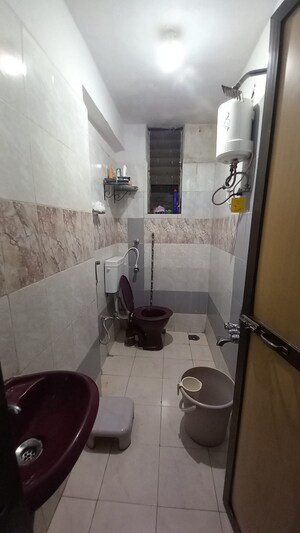 Attached Bathroom in 3 BHK Apartment at Proviso Tower CHS, Kopar Khairane – for Sale