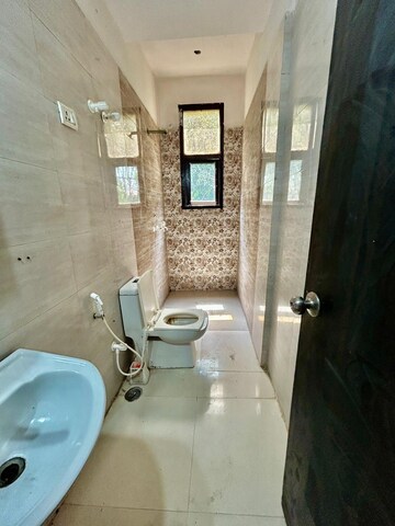 Bathroom in 2 BHK Builder Floor at Chattarpur – for Rent