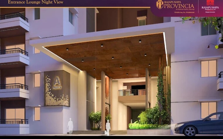 Exterior View, rajapushpa-provincia 3 Bedroom 2660 Sq.Ft. Apartment In Narsingi Hyderabad 9143467