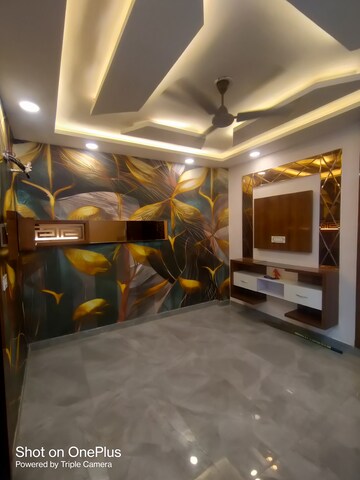 Living Room in 3 BHK Builder Floor at Dwarka Mor – for Rent