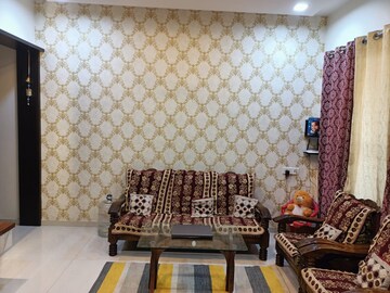 Living Room in 2 BHK Apartment at Bhandari 7 Plumeria Drive, Tathawade – for Rent