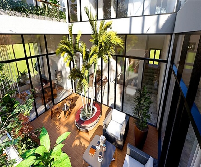 Balcony, praneeta-the-patio 5 Bedroom 4615 Sq.Ft. Villa In Mokila Hyderabad 9143826