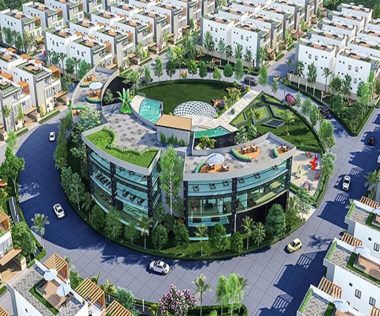 Master Plan, praneeta-the-patio 5 Bedroom 4615 Sq.Ft. Villa In Mokila Hyderabad 9143826