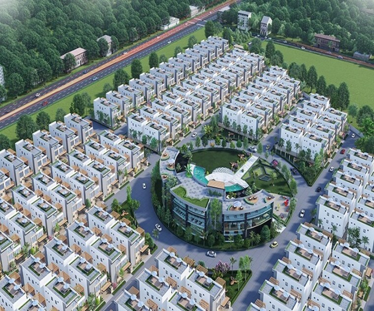 Master Plan, praneeta-the-patio 5 Bedroom 4615 Sq.Ft. Villa In Mokila Hyderabad 9143826