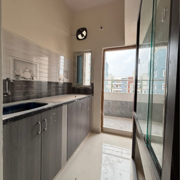 Kitchen in 1 BHK Apartment at Golden Tulip Kondapur, Sriram Nagar – for Rent