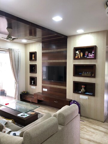 Living Room in 2.5 BHK Apartment at Amit Ved Vihar, Kothrud – for Rent
