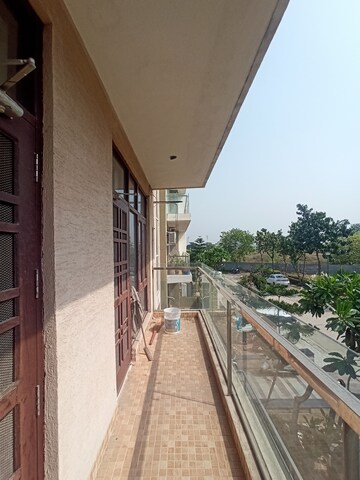 Balcony in 3.5 BHK Builder Floor at Omaxe New Chandigarh, North Mullanpur – for Rent