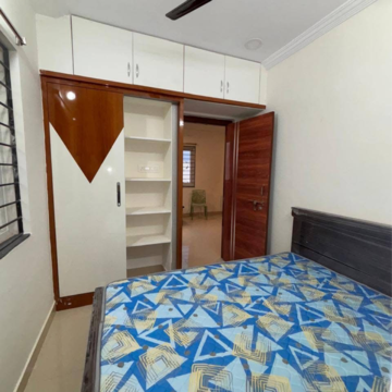 Bedroom in 1 BHK Apartment at MK Residency Kondapur, Sriram Nagar – for Rent