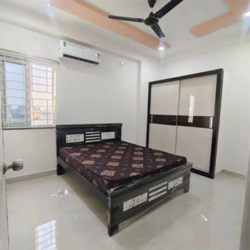 Master Bedroom in 1 BHK Apartment at NR Residency Kondapur, Sriram Nagar – for Rent
