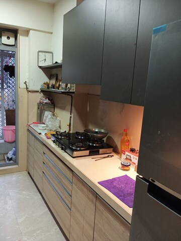 Kitchen in 3 BHK Apartment at Piramal Vaikunth, Balkum Pada – for Rent