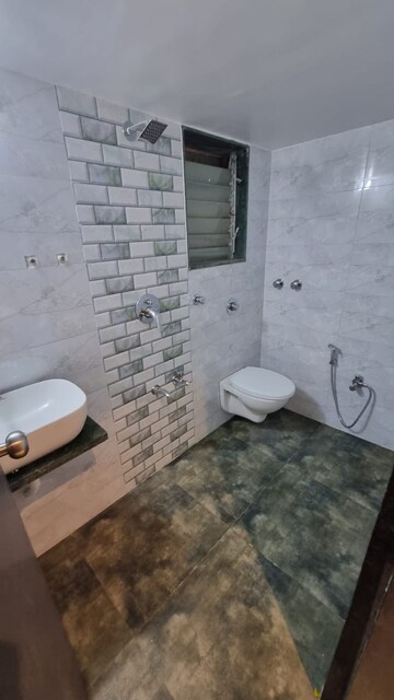 Bathroom in 1 BHK Apartment at Ashapura Galaxy, Ambivali – for Sale