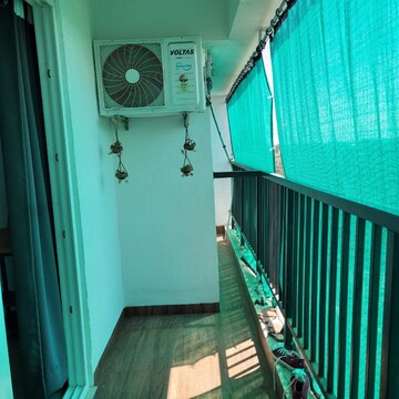 Balcony in 2.5 BHK Apartment at Nipania – for Rent