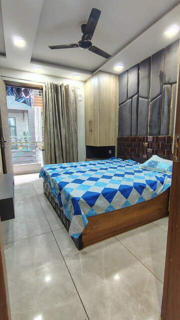 Bedroom in 2 BHK Builder Floor at Dwarka Mor – for Rent