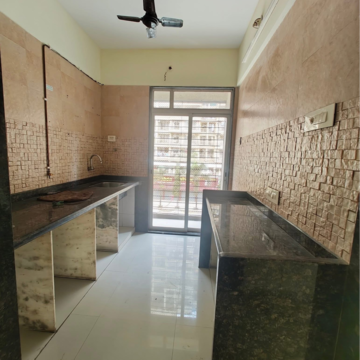 Kitchen in 2 BHK Apartment at Vishwakarma Bhagyodaya Aura Luxisca, New Panvel West – for Sale