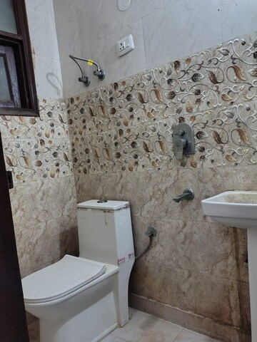 Bathroom in 1 RK Apartment at Chattarpur – for Rent