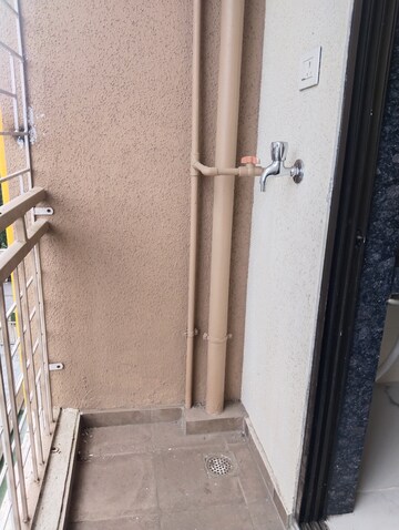 Staircase in 1 BHK Apartment at Aura Luxisca, New Panvel – for Rent