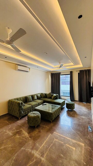 Living Room in 2 BHK Apartment at Emaar Emerald Estate, Sector 65 – for Rent