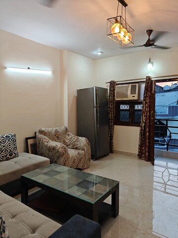 Living Room in 2 BHK Builder Floor at Greater Kailash I – for Rent
