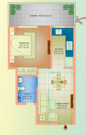 3 BHK Apartment – Map Location View at Amolik Sankalp, Sector 85 - for Sale