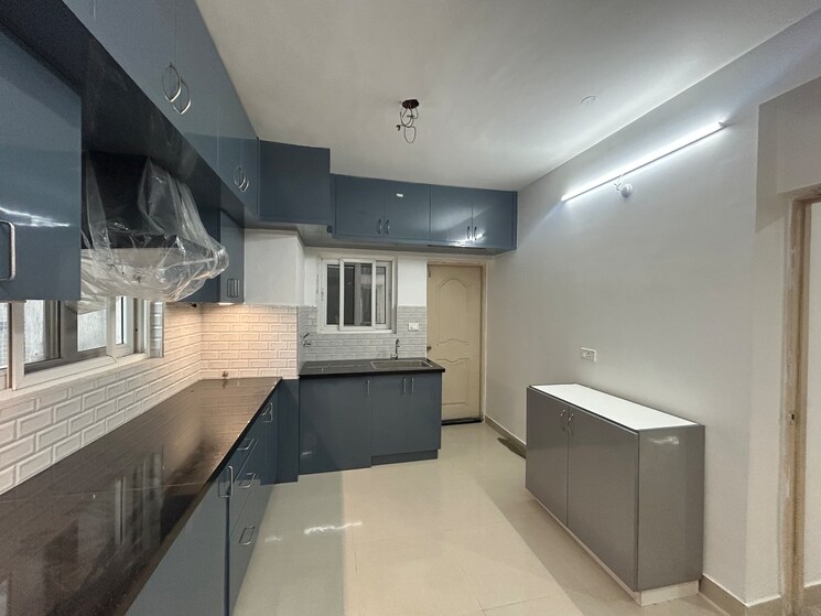 Kitchen, pws-7-hills 3 Bedroom 2100 Sq.Ft. Apartment In Narsingi Hyderabad 9144489