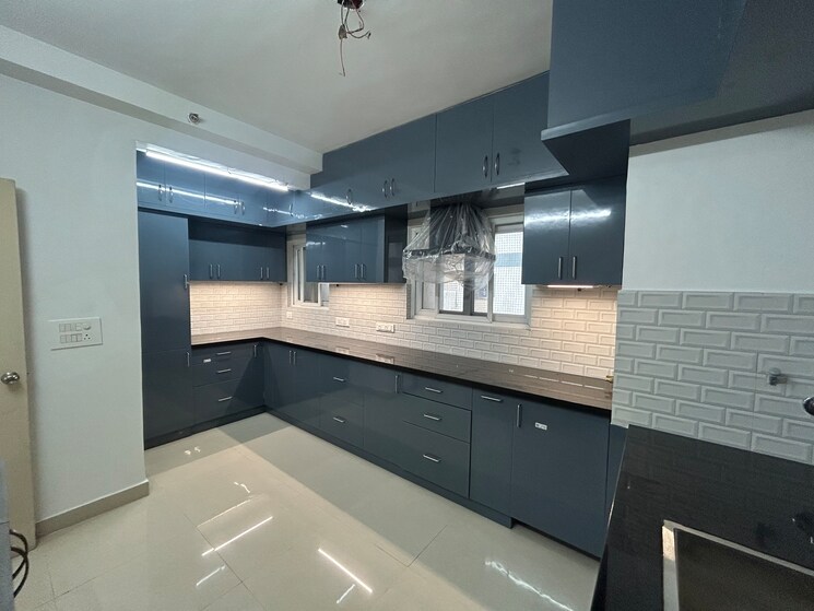 Kitchen, pws-7-hills 3 Bedroom 2100 Sq.Ft. Apartment In Narsingi Hyderabad 9144489