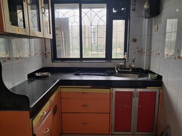 Kitchen in 1 BHK Apartment at Patidar Complex, Vikhroli East – for Rent