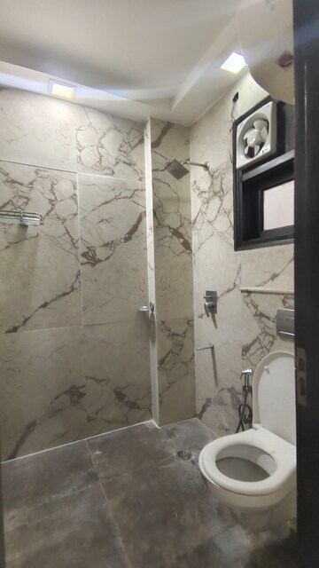 Bathroom in 4 BHK Builder Floor at Palm Residency Chhatarpur, Chattarpur – for Rent