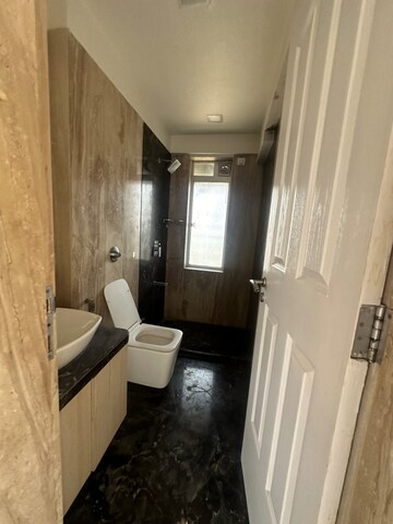 Bathroom in 3 BHK Apartment at Divine Aspen Garden, Goregaon East – for Rent