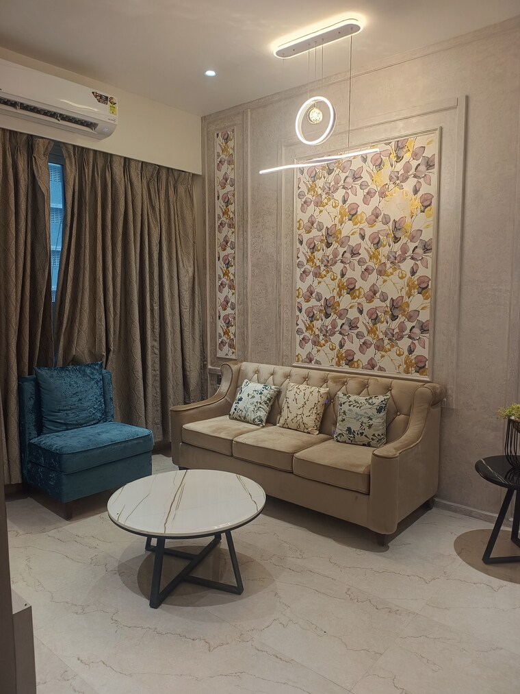 Living Room, n-rose-northern-hills 2 Bedroom 701 Sq.Ft. Apartment In Dahisar East Mumbai 9144796