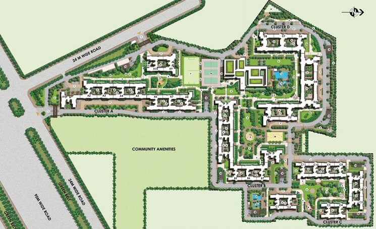 Master Plan, ansal-sushant-lok-i  300 Sq.Yd. Plot In Sector 43 Gurgaon 9144807