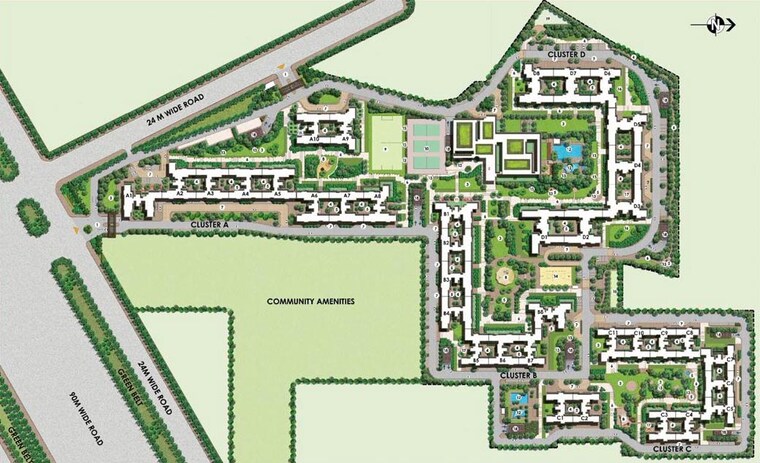 Master Plan, ansal-sushant-lok-i  300 Sq.Yd. Plot In Sector 43 Gurgaon 9144807