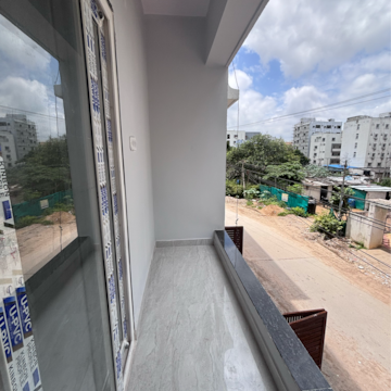 Balcony in 2 BHK Apartment at Padma Nilayam Kondapur, Sriram Nagar – for Rent