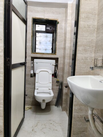 Bathroom in 1 BHK Apartment at Chaitanya CHS Santacruz, Santacruz East – for Rent