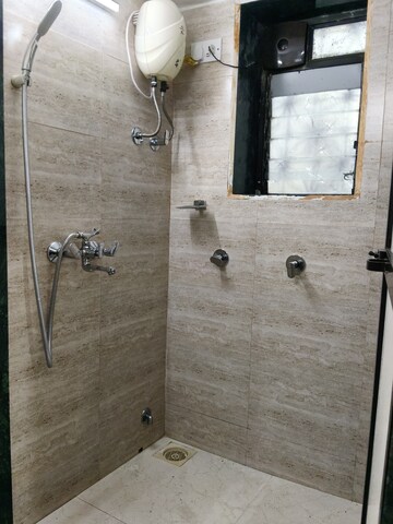 Bathroom in 1 BHK Apartment at Chaitanya CHS Santacruz, Santacruz East – for Rent